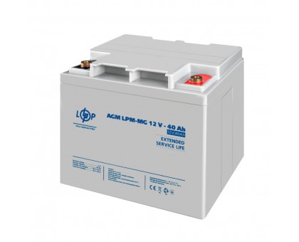 Акумулятор мультигелевий LPM-MG 12V - 40 Ah Акумулятор мультигелевий LPM-MG 12V - 40 Ah