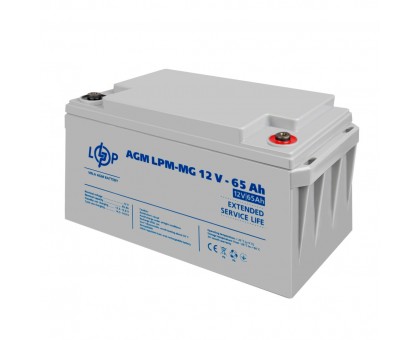 Аккумулятор мультигелевый LPM-MG 12V - 65 Ah Аккумулятор мультигелевый LPM-MG 12V - 65 Ah