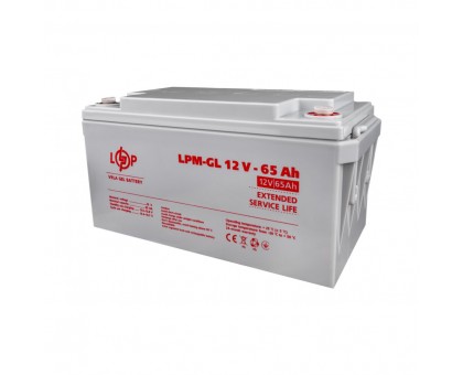 Аккумулятор гелевый LPM-GL 12V - 65 Ah