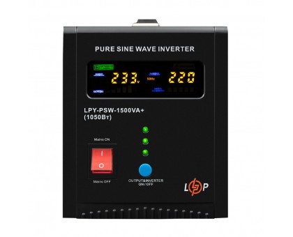 ИБП LogicPower LPY-PSW-1500VA+ (1050Вт) 10A/15A с правильной синусоидой 24V ИБП LogicPower LPY-PSW-1500VA+ (1050Вт) 10A/15A с правильной синусоидой 24V
