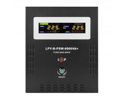 ДБЖ з правильною синусоїдою 48V LPY-B-PSW-6000VA+(4200Вт)10A/20A