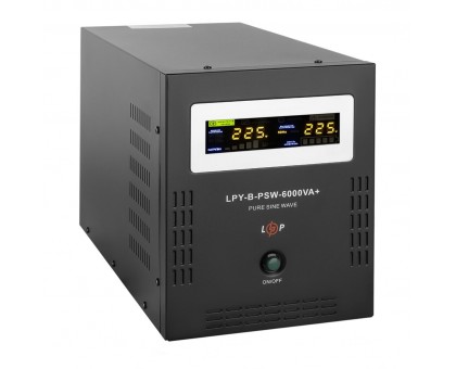 ДБЖ з правильною синусоїдою 48V LPY-B-PSW-6000VA+(4200Вт)10A/20A