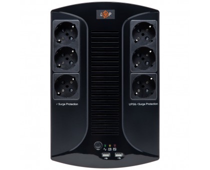 Лінійно-інтерактивне ДБЖ LP 850VA-6PS (595Вт) Лінійно-інтерактивне ДБЖ LP 850VA-6PS (595Вт)