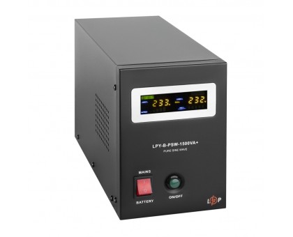 ДБЖ з правильною синусоїдою 24V LPY-B-PSW-1500VA+(1050Вт) 10A/15A ДБЖ з правильною синусоїдою 24V LPY-B-PSW-1500VA+(1050Вт) 10A/15A