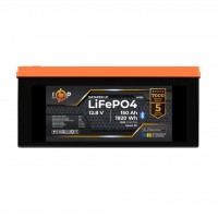 Акумулятор LP LiFePO4 12,8V - 150 Ah (1920Wh) (BMS 100A/75А) пластик Smart BT Акумулятор LP LiFePO4 12,8V - 150 Ah (1920Wh) (BMS 100A/75А) пластик Smart BT