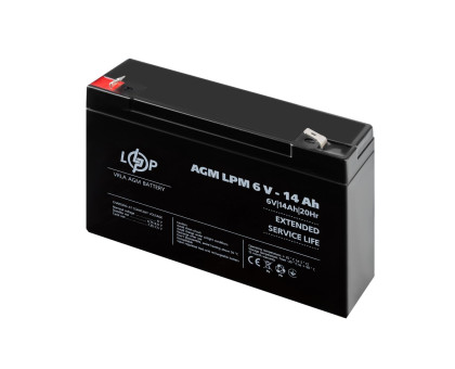 Акумулятор AGM LPM 6V - 14 Ah