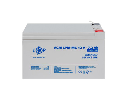 Аккумулятор мультигелевый LPM-MG 12V - 7.2 Ah