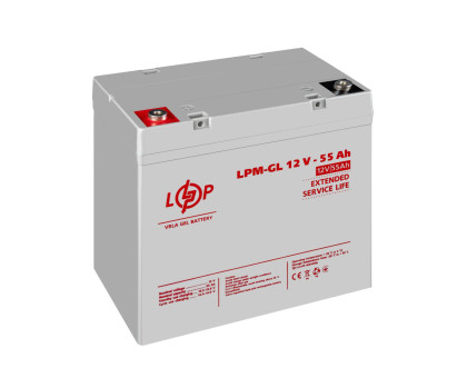 Акумулятор гелевый LPM-GL 12V - 55 Ah