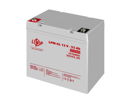 Акумулятор гелевый LPM-GL 12V - 55 Ah
