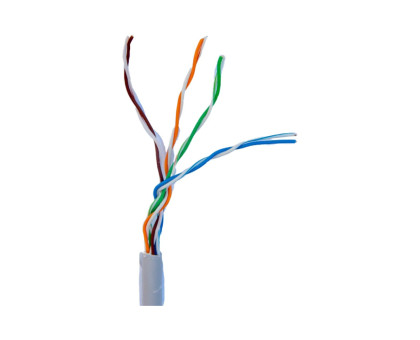 Кабель мережевий кручена пара Gear САТ.5E UTP-CCA-4Px2x0.50, 305м