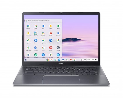 Ноутбук Acer NX.KUZEU.001 Chromebook Plus CB514-4H 14" FHD IPS, Intel i3-N305, 8GB, F512GB, UMA, ChromeOS, серый