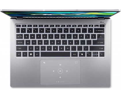 Ноутбук Acer NX.KY8EU.003 Swift Go 14 SFG14-73 14" 2.2k IPS, Intel U5-125H, 16GB, F1TB, UMA, Lin, серебристый