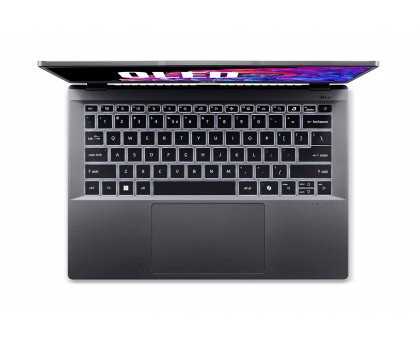 Ноутбук Acer NX.KYLEU.005 Swift Go 14 SFG14-63 14" 2.8K OLED, AMD R7-8845HS, 32GB, F1TB, UMA, Lin, серый