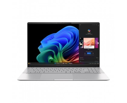 Ноутбук ASUS 90NB14Q2-M00490 Vivobook S 15 S5507QA-MA058X 15.6" 3K OLED, Qualcomm X1E-78-10, 32GB, F1TB, UMA, Win11P, Серебристый