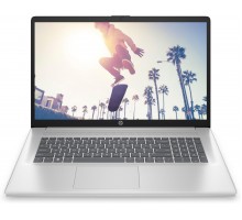 Ноутбук HP B23C5EA 17-cn4006ua 17.3" FHD IPS AG, Intel 5-120U, 16GB, F512GB, UMA, DOS, сріблястий