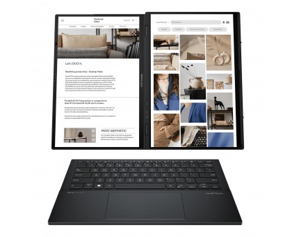 Ноутбук ASUS 90NB14X1-M001R0 Zenbook Duo UX8406CA-QL048W 14" FHD OLED, Intel Ultra 9 285H, 32GB, F2TB, UMA, Win11, Серый