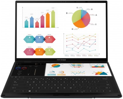 Ноутбук ASUS 90NB14X1-M00BR0 Zenbook DUO UX8406CA-QL214X 14" FHD OLED, Intel Ultra 7 255H, 32GB, F2TB, UMA, Win11P, Сірий Ноутбук ASUS 90NB14X1-M00BR0 Zenbook DUO UX8406CA-QL214X 14" FHD OLED, Intel Ultra 7 255H, 32GB, F2TB, UMA, Win11P, Сірий