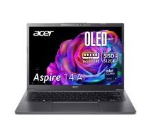 Ноутбук Acer NX.JFVEU.004 Aspire 14 A14-52M 14" WUXGA OLED, Intel U5-226V, 16GB, F512GB, UMA, Win11, серый