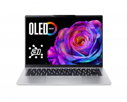 Ноутбук Acer NX.JCWEU.002 Swift Go 14 SFG14-74 14" WUXGA OLED, Intel U5-225H, 16GB, F512GB, UMA, Win11, серебристый
