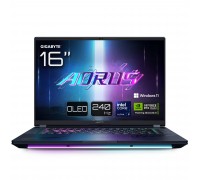 Ноутбук AORUS MASTER 16 16.0 QHD OLED 240Hz, INTEL ARL HX Ultra9, 32GB, F2TB, NVD5080-16, W11, черный
