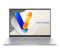 Ноутбук ASUS 90NB1593-M000F0 Vivobook S 16 M5606KA-RI014 16" 3K OLED, AMD AI 5 340, 16GB, F1TB, UMA, NoOS, Серебристый