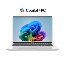 Ноутбук ASUS 90NB15Z2-M004X0 Vivobook 16 X1607QA-MB055W 16" WUXGA IPS, Snapdragon X X1 26 100, 16GB, F512GB, UMA, Win11, Сріблястий