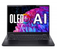 Ноутбук Acer NX.B5WEU.004 TravelMate TMP614-73 14" 2.8K OLED, Intel U5-125H, 32GB, F1TB, UMA, Win11P, черный