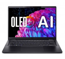 Ноутбук Acer NX.B5WEU.004 TravelMate TMP614-73 14" 2.8K OLED, Intel U5-125H, 32GB, F1TB, UMA, Win11P, чорний