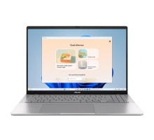 Ноутбук ASUS 90NB16I1-M00090 Vivobook S 16 S3607CA-RP008 16" WUXGA IPS, Intel Ultra 7 255H, 16GB, F1TB, UMA, NoOS, Сріблястий