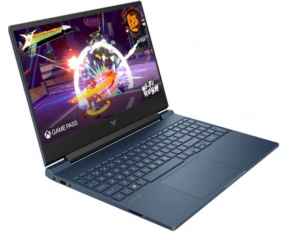 Ноутбук HP BF1P1EA Victus 15-fb3021ua 15.6" FHD IPS AG, AMD R5-8645HS, 16GB, F512GB, NVD3050-6, DOS, синий Ноутбук HP BF1P1EA Victus 15-fb3021ua 15.6" FHD IPS AG, AMD R5-8645HS, 16GB, F512GB, NVD3050-6, DOS, синий