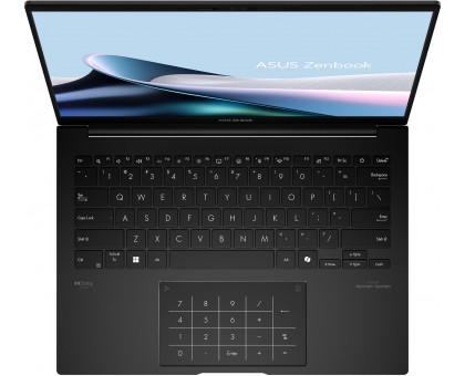 Ноутбук ASUS 90NB1271-M00BL0 Zenbook 14 UM3406HA-PP185 14" 3K OLED, AMD R7-8840HS, 16GB, F512GB, UMA, NoOS, Чорний