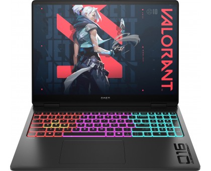 Ноутбук HP BV8Y5EA OMEN 16-ah0043ua 16" 2.5K IPS AG, Intel U9-275HX, 64GB, F2048GB, NVD5090-24, DOS, чорний