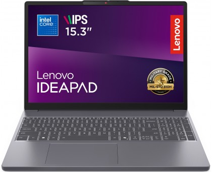 Ноутбук Lenovo 83KD0015RA IdeaPad Slim 3-15IRU10 15.3" WUXGA AG, Intel Core 3-100U, 16GB, F512GB, UMA, DOS, сірий