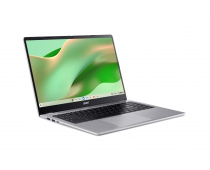 Ноутбук Acer NX.JLYEU.001 Chromebook CB315-6HT 15.6" FHD IPS Touch, Intel 3-N355, 8GB, F128GB, UMA, ChromeOS, сріблястий