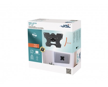 Крепление наклонное ТВ 19-43" KSL WMB-4021N