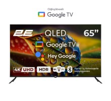 Телевизор 65" 2E 2E-65A77Q 2E 2E-65A77Q-65A77Q QLED 4K 60Hz Smart Google TV Black