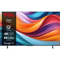 Телевізор 75" TCL 75T7B QLED 4K 60Hz Smart Google TV Titan
