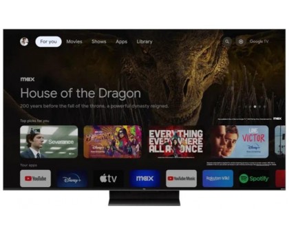 Телевізор 65" TCL 65MQLED80 MiniLED 4K 144Hz Smart Google TV Titan ONKYO sound