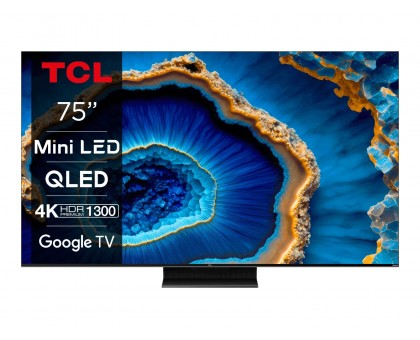 Телевізор 75" TCL 75MQLED80 MiniLED 4K 144Hz Smart Google TV Titan ONKYO sound Телевізор 75" TCL 75MQLED80 MiniLED 4K 144Hz Smart Google TV Titan ONKYO sound