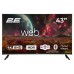 Телевізор 43" 2E 2E-43A07KUW LED 4K 60Hz Smart WebOS Black