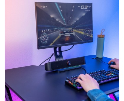 Акустична система Trust 24007_TRUST GXT 619 Thorne Саундбар, USB/AUX,  RGB, чорний