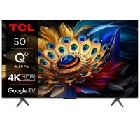 Телевизор 50" TCL 50C69B QLED 4K 60Hz Smart Google TV Black