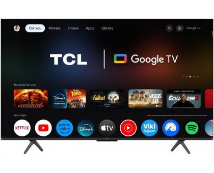 Телевизор 50" TCL 50C69B QLED 4K 60Hz Smart Google TV Black