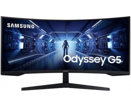 Монитор Samsung LC34G55TWWIXCI 34" Odyssey G5 C34G55TWW D-Sub, 2xHDMI, DP, VA, 3440x1440, 21:9, 165Hz, 1ms, CURVED