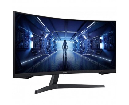 Монитор Samsung LC34G55TWWIXCI 34" Odyssey G5 C34G55TWW D-Sub, 2xHDMI, DP, VA, 3440x1440, 21:9, 165Hz, 1ms, CURVED