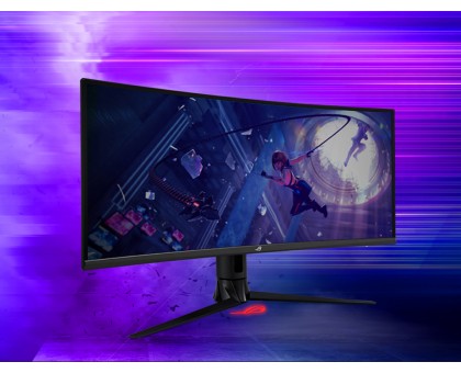 Монітор Asus 34.1" ROG Strix XG349C HDMI, DP, USB-C, 2xUSB, MM, IPS, 3440x1440, 21:9, 180Hz, 1ms, DCI-P3 98%, CURVED, AdaptiveSync, HAS, HDR400