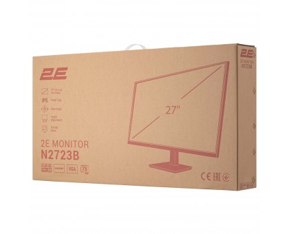 Монітор 2E 2E-N2723B-01.UA 27" N2723B D-Sub, HDMI, IPS, 75Hz, Pivot