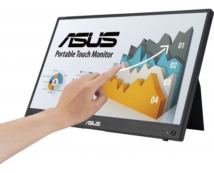 Монітор портативний Asus 15.6" ZenScreen MB16AMTR mHDMI, 2xUSB-C, MM, IPS, 7800mAh, Touch, Case