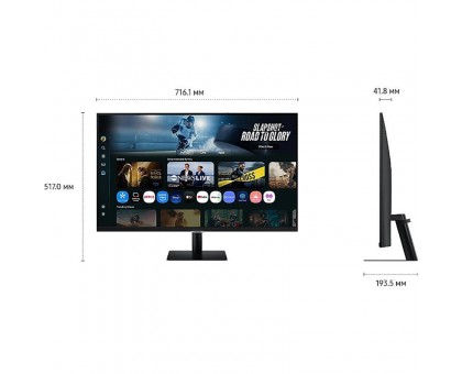 Монітор Samsung LS32FM702UIXUA 32" S32FM702 2xHDMI, USB, Bluetooth, MM, VA, 3840x2160, 4ms