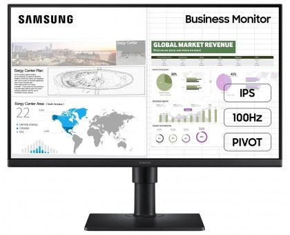 Монитор Samsung LS24D400GAIXCI 23.8" S24D400 2*HDMI, DP, USB, IPS, 100Hz